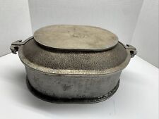 Vintage Guardian Service Ware Large Oval Roaster w/ Serving Tray Lid - MCM picture