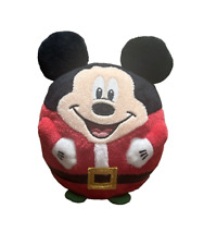 TY Beanie Plush Round Christmas Mickey Santa Disney 2013 picture