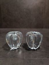 Candle Holders Orrefors Sweden Crystal Stella Polaris picture
