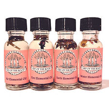 Four Elemental Oils Set: Air, Fire, Earth, Water: Wiccan Pagan Hoodoo Voodoo  picture