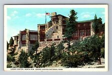 Grand Canyon National Park, Lodge Center North Rim, Vintage Postcard picture