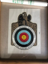 Vintage Hoyt Dealer Pro Medalist & National Archery Window Sticker 1960s NEW picture