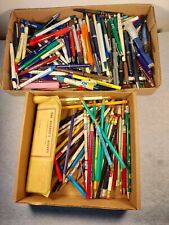 4 Lbs of Vintage Mechanical Pencils, Pencils, Markers & Pens Various Advertising picture