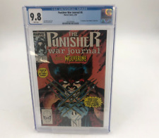 Punisher War Journal #6 CGC 9.8 Jim Lee Cover 1st Meet Punisher Wolv Marvel 1989 picture