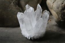 Natural White Quartz - 400-500g Crystal Cluster for Positive Energy and Decor picture