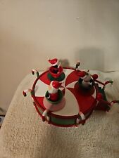Vtg Gemmy Musical & Animated Christmas Santa in Teacups Ride  picture
