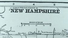 Vintage 1901 NEW HAMPSHIRE Map 11