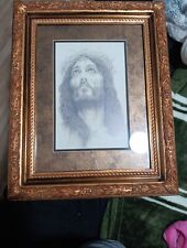 Vintage Jesus With Lauren Halo By Frank Cameron  picture