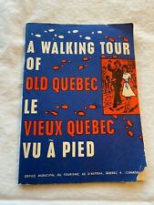 Canada, Quebec, A Walking Tour of Old Quebec Mid-Century, French & English Guide picture