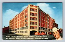 Richmond VA-Virginia, Chesterfield, L&M Filters, Antique Vintage Postcard picture