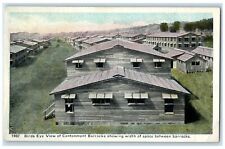 1918 Birds Eye View Camp Cantonment Barracks US Military Dix New Jersey Postcard picture