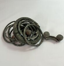 RARE ANCIENT ROMAN SOLID BRONZE ORNATE BRACELETS WITH PATINA - CA 100 - 300 AD picture