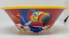 KELLOGG'S TOUCAN SAM FRUIT LOOPS CEREAL BOWL DATED  2023 FOLLOW YOUR NOSE picture