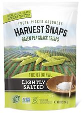 Harvest Snaps Grean Pea Snacks Baked LIGHTLY SALTED LARGE Sharing 10Oz. MAR 2024 picture