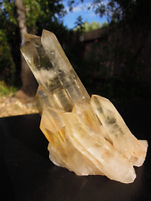 210g Natural Citrine Cluster Mineral Specimen Quartz Crystal Energy Healing picture