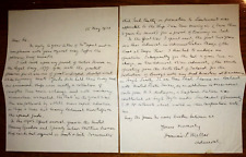 Admiral Francis Spurstow Miller (1863-1954) Signed Autobiographical Letter picture