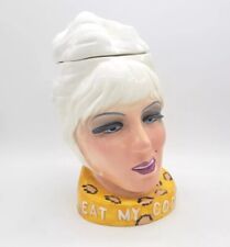 Rare Drag Queen Eat My Cookie Leapard Print Cookie Jar By Android Designs  picture