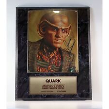 Armin Shimerman, Quark Star Trek Deep Space Nine Autographed Plaque 210/2500 picture