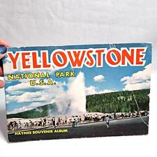 Vintage Yellowstone National Park USA Haynes Souvenir Album 1958 picture