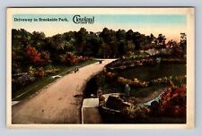 Cleveland OH-Ohio, Driveway In Brookside Park, Horse & Carriage Vintage Postcard picture