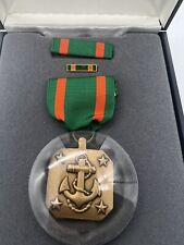 Vintage US Navy USMC Marine Corps Achievement Medal Set New In Box FAST SHIPPING picture
