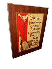 Religious Wall Plaque “Lord Is Wisdom” picture