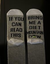 One Pair of Diet Mountain Dew Socks picture