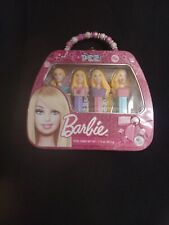 Barbie Pez Dispenser 4 Piece Set in Purse Tin Case 2012 picture