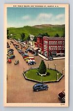 Murphy NC-North Carolina, Aerial Public Square, Antique, Vintage Postcard picture