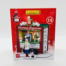 Lemax Cocoa Express 2pc Lighted Christmas Village Shop 2023 Michaels Exclusive picture