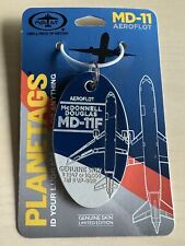 MotoArt Planetags Aeroflot MD-11F Blue/Silver Combo Tag #1947 *SOLD OUT* picture