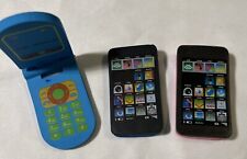 3 Cell Phone Erasers picture
