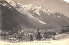 Breath-taking View of Chamonix and Mont Blanc, France Postcard picture