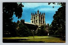 Poughkeepsie NY- New York, The Library, Vassar College, Antique Vintage Postcard picture