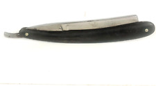 Antique Hessenbruch Co Full Concave  Straight Razor Horn Stock Thick Blade picture