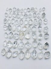 64pc Herkimer Diamond AAA small 4mm to10mm Top gem crystal From-NY  50ct F12 picture