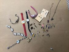 Jewelry And Watch Lot, Mickey Mouse, The Raisins, Sesame Street, Turquoise, Etc  picture
