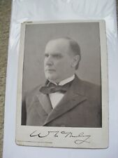1896 President William McKinley Political Campaign Cabinet Card Pennsylvania picture
