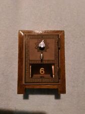 Antique United States Post Office Lock Box Handcrafted 1951 picture