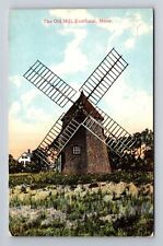 Eastham MA-Massachusetts, Historic Old Windmill, Antique Vintage Postcard picture