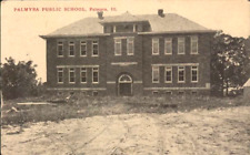 1913     PALMYRA     Illinois IL   Public School    postcard picture