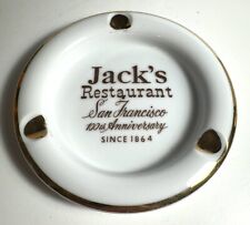 Vintage Ashtray 1964 Jack's Restaurant San Francisco 100th Anniversary RARE EUC picture