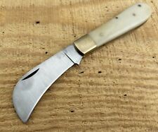 Hawksbill Pocket Knife OG Design Brass Bolsters Rivets Lockback EDC Classic Tool picture