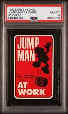 1982 Topps Nintendo Donkey Kong SUPER MARIO ROOKIE CARD JUMP MAN Jumpman PSA 8 picture