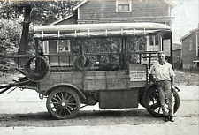 Antique Electric Truck Automobile South Norwalk Connecticut Photograph 1900s picture
