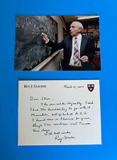 Roy Glauber (Nobel Prize Physics 2005) Autograph Note Signed Harvard University picture