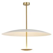 3 light Elegance Brass Dish Chandelier Trending Lighting Piece for Your Home Dec picture
