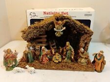 Italian Nativity Set Christmas Manger Scene Italy Sears Roebuck  picture