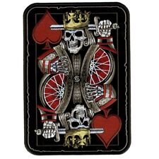 Suicide King Embroidered Jacket Vest Back Patch - 10.0 X 7.0 Inch Iron on Sew on picture