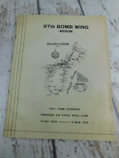 Vtg 97th Bomb Wing 342 nd Squadron Anderson Air Force Base Guam Softcover picture